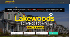 Desktop Screenshot of lakewooddirectory.com